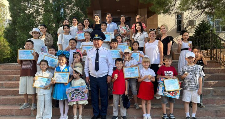 Начальник ДП Жамбылской области провёл день с детьми