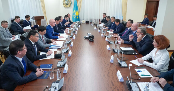 РОМАН СКЛЯР ТҮРКИЯЛЫҚ ЖӘНЕ ҚАЗАҚСТАНДЫҚ БИЗНЕСМЕНДЕР ҚАУЫМДАСТЫҒЫНЫҢ ӨКІЛДЕРІМЕН КЕЗДЕСТІ
