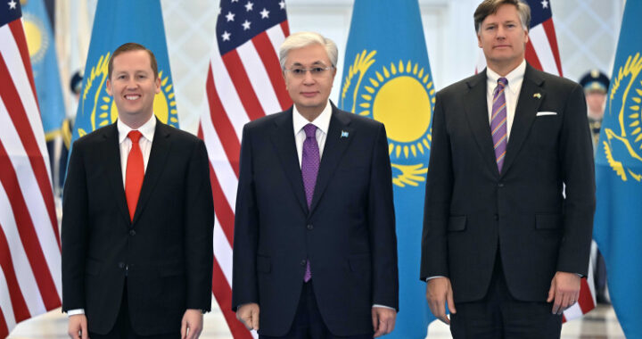 КАСЫМ-ЖОМАРТ ТОКАЕВ ВСТРЕТИЛСЯ С АМЕРИКАНСКОЙ ДЕЛЕГАЦИЕЙ