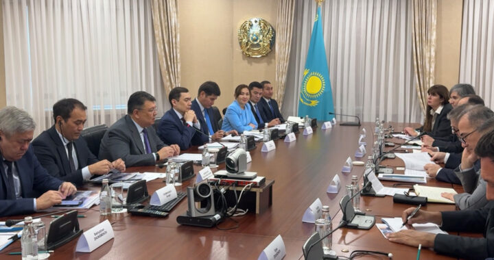 ВИЦЕ-ПРЕМЬЕР КАНАТ БОЗЫМБАЕВ ВСТРЕТИЛСЯ С ПРЕДСТАВИТЕЛЯМИ ВСЕМИРНОГО БАНКА