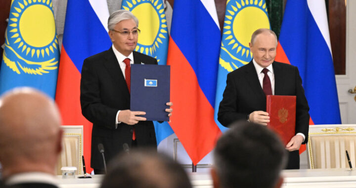 КАСЫМ-ЖОМАРТ ТОКАЕВ И ВЛАДИМИР ПУТИН ПОДПИСАЛИ ДЕКЛАРАЦИЮ О МЕЖГОСУДАРСТВЕННЫХ ОТНОШЕНИЯХ