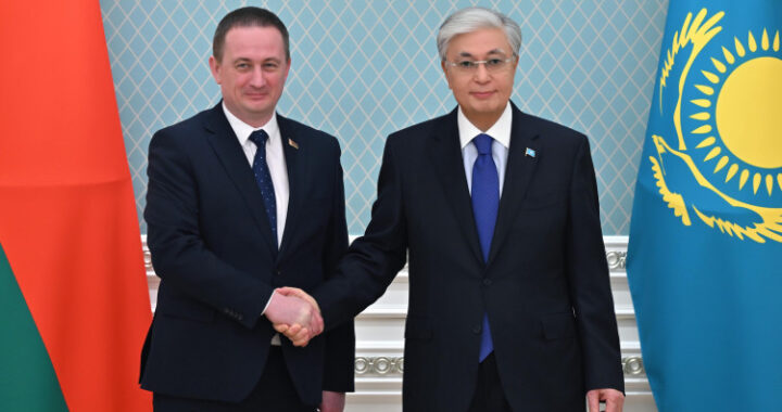 ҚАСЫМ-ЖОМАРТ ТОҚАЕВ БЕЛАРУСЬ ПРЕМЬЕР-МИНИСТРІ АЛЕКСАНДР ТУРЧИНДІ ҚАБЫЛДАДЫ