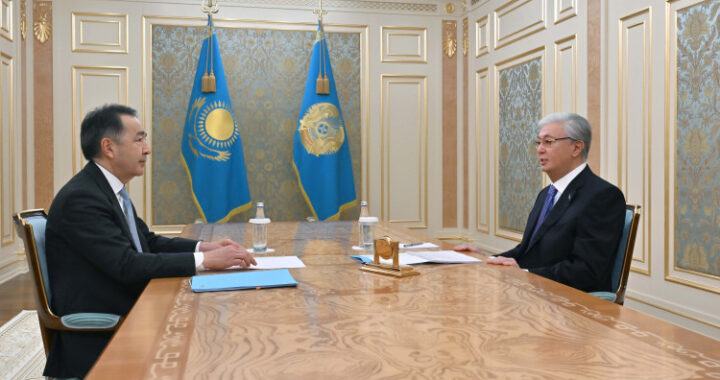 КАСЫМ-ЖОМАРТ ТОКАЕВ ПРИНЯЛ ПРЕДСЕДАТЕЛЯ КОЛЛЕГИИ ЕЭК