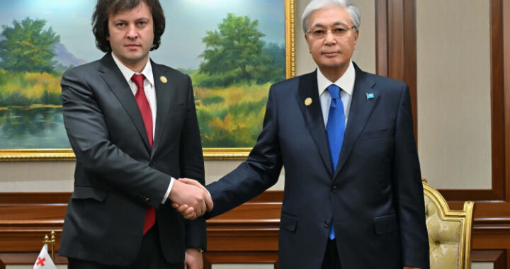 ГЛАВА ГОСУДАРСТВА ПРОВЁЛ ВСТРЕЧУ С ПРЕМЬЕР-МИНИСТРОМ ГРУЗИИ