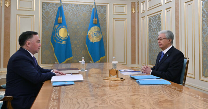 ГЛАВА ГОСУДАРСТВА ПРИНЯЛ ПРЕДСЕДАТЕЛЯ ВЕРХОВНОГО СУДА