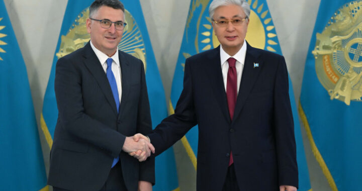 МЕМЛЕКЕТ БАСШЫСЫ ИЗРАИЛЬДІҢ  СЫРТҚЫ ІСТЕР МИНИСТРІН ҚАБЫЛДАДЫ