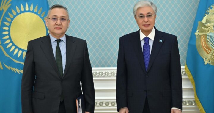 ТОҚАЕВ ҰҚШҰ БАС ХАТШЫСЫН ҚАБЫЛДАДЫ