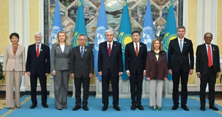 МЕМЛЕКЕТ БАСШЫСЫ БҰҰ ДЕЛЕГАЦИЯСЫМЕН ЭКОЛОГИЯЛЫҚ МӘСЕЛЕЛЕРДІ ТАЛҚЫЛАДЫ