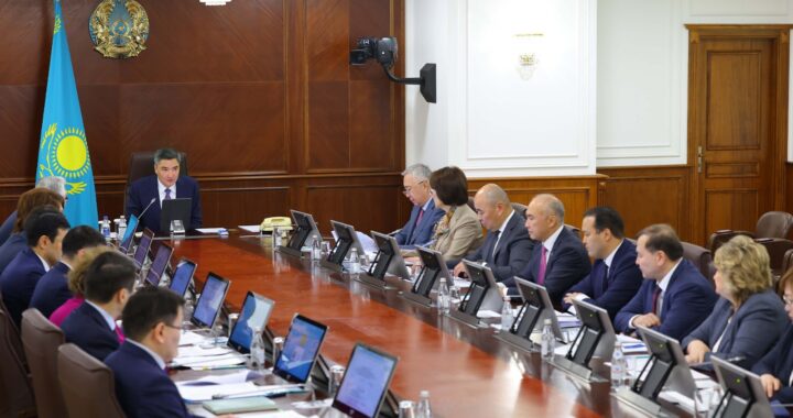 ОЛЖАС БЕКТЕНОВ ФАРМАЦЕВТИКА САЛАСЫН ДАМЫТУ МӘСЕЛЕЛЕРІН ТАЛҚЫЛАДЫ