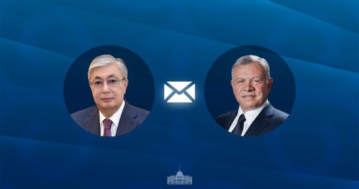 ПРЕЗИДЕНТ ИОРДАНИЯ КОРОЛІНЕ ҚҰТТЫҚТАУ ЖОЛДАДЫ